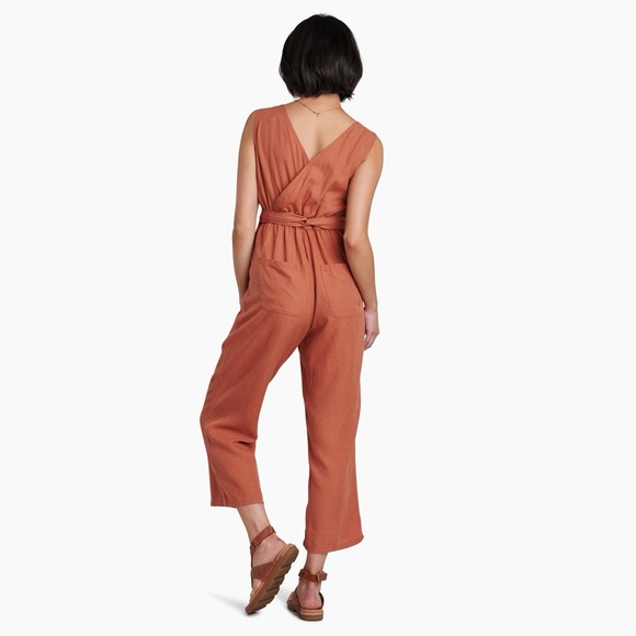 KUHL Fresco Jumpsuit Color Clay, so M - Picture 4 of 10